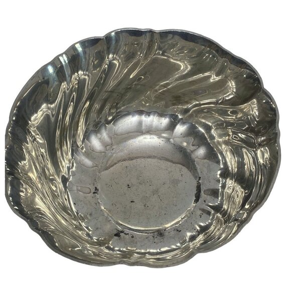 Vintage Stieff Pewter Bowl Smithsonian Institution 6" Round - Picture 6 of 11